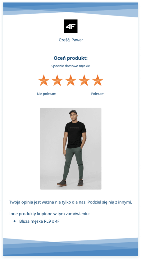 product review invitation